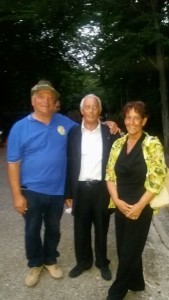 Torrebruna 18 luglio 2015mAngelo Capogruppo Alpini con Anna e Silvio