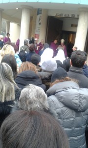 13-12-15 SANTUARIO BEATO CARLO GNOCCHI APERTURA DELLA PORTA SANTA GIUBILEO DELLA MISERICORDIA